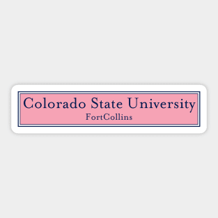 Colorado state university Sticker